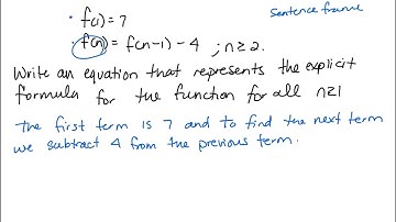 Writing Explicit Formulas from Recursive Functions