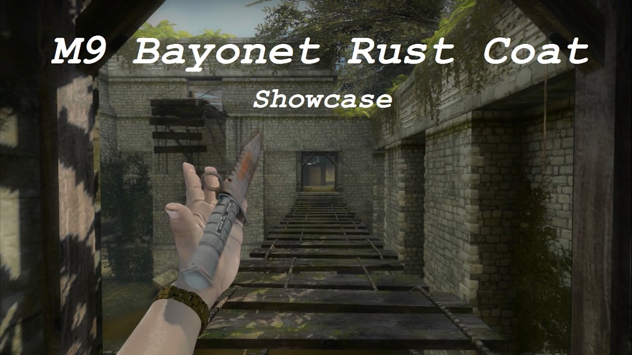 cs go m9 bayonet rust coat battle scarred showcase youtube