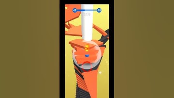 Stack Ball Level 47 Walkthrough #shorts