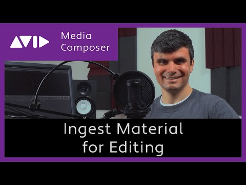 avid-media-composer---ingest-material-for-editing---tutorial