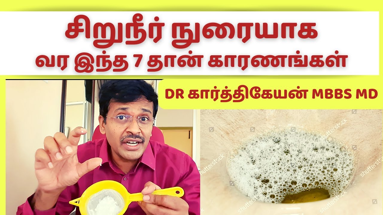 சிறுநீர் நுரையாக வர 7 காரணம்foamy urine treatment at home diagrammatic