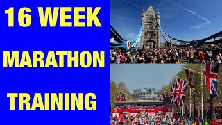 16 WEEK MARATHON TRAINING // How to train for a marathon // London Marathon 16 week training plan