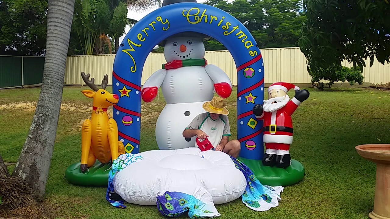 Inflatable Peacock Float Inflation Part 1 - YouTube