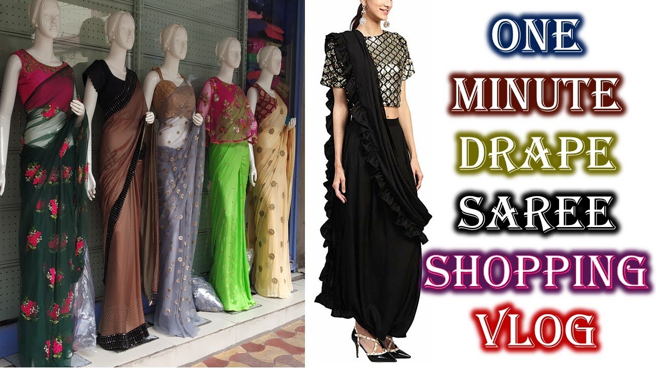 One Minute Saree Shopping Vlog Sultan Bazaar Hyderabad || Ready to ...