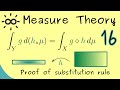 Thorie de la mesure 16  preuve de la rgle de substitution pour les espaces de mesure
