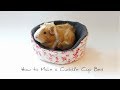 How to Make a Cuddle Cup Bed for Guinea Pigs & Hedgehogs