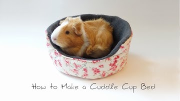 How to Make a Cuddle Cup Bed for Guinea Pigs & Hedgehogs