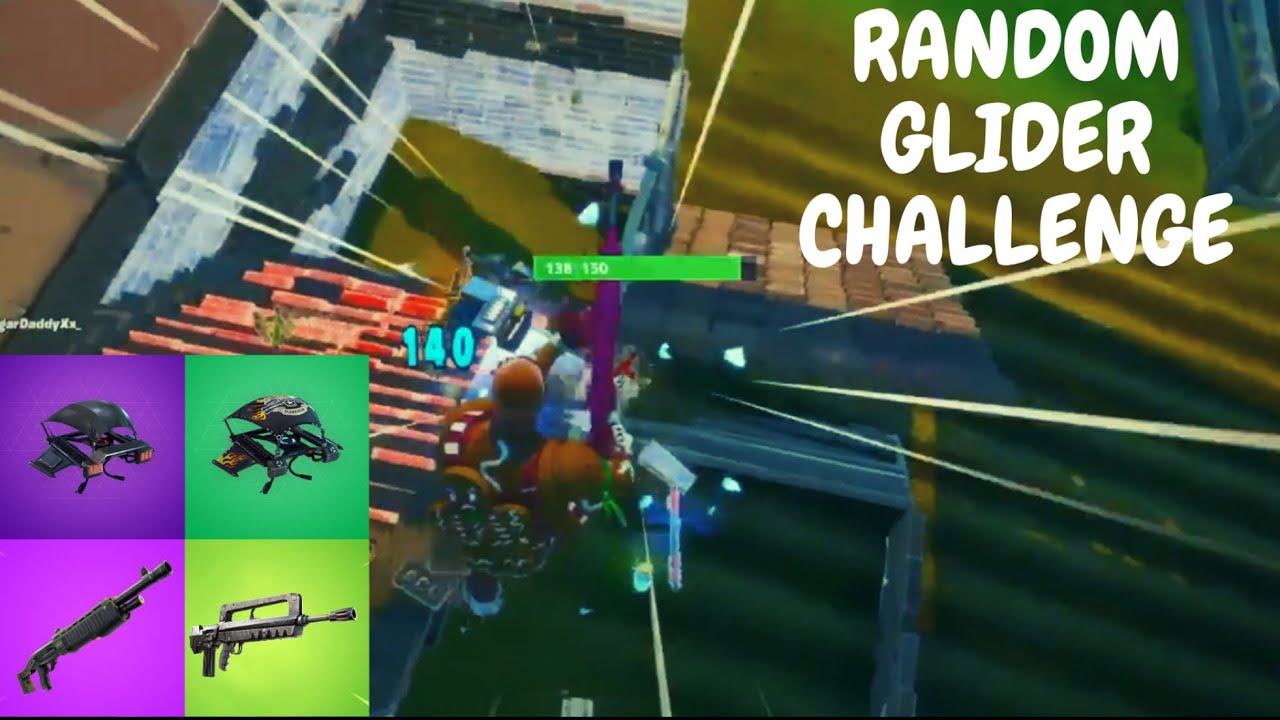 Fortnite Glider challenge YouTube