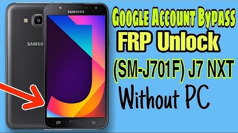 Samsung J7 Nxt SM-J701F Frp Unlock or Google Account Bypass without pc/android 9.0 pie Latest Trick
