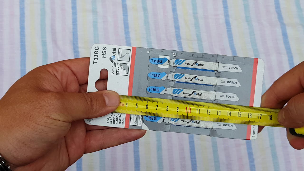 Распаковка Пильные полотна для лобзика Bosch T 118 G HSS з Rozetka com ua 