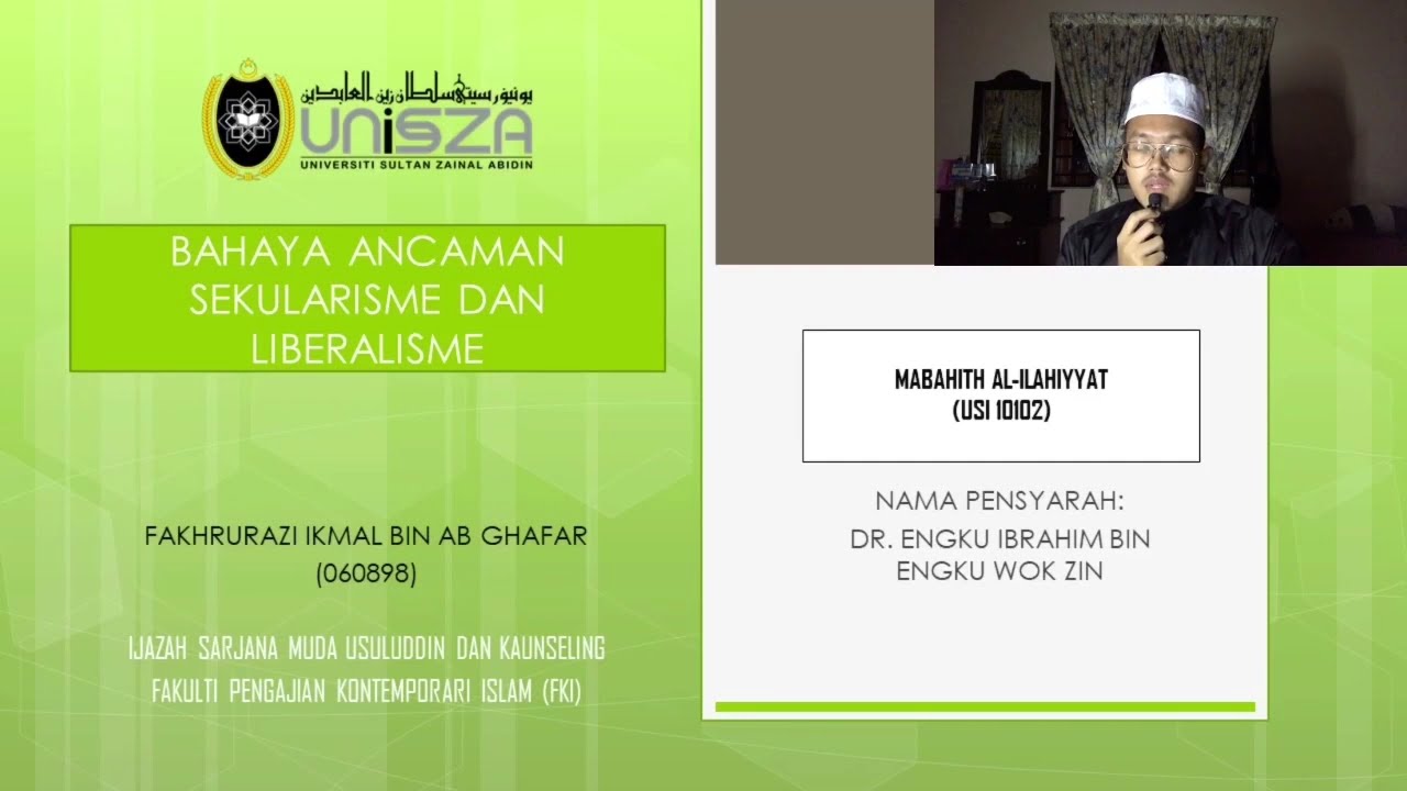 USI 10102 MABAHITH AL-ILLAHIYYAT l SEKULARISME DAN LIBERALISME