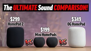 HomePod 2 vs OG vs 2x HomePod Minis: Really worth $299?!