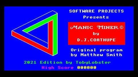 Manic Miner 2021 Edition Review for the Acorn BBC Micro by John Gage