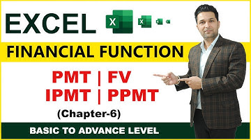 Financial Function in Excel | Microsoft Excel Chapter 6 | PMT, FV, IPMT, PPMT