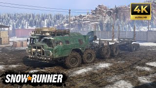 SnowRunner ❄️ | Kola Peninsula. Part #187. Lake Kovd. Strategic Reserve. Zikz 612H.