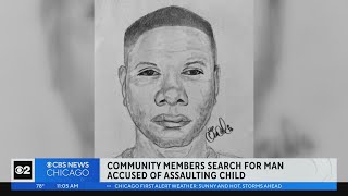 Community searches for man accused of sexually assaulting child at Rainbow Beach
