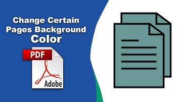 How to change certain pages background color in a pdf file (Edit PDF) using Adobe Acrobat Pro DC