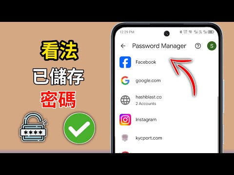 如何查看 Google 帳戶中所有應用程式的密碼 |在安卓裝置上尋找已儲存的密碼
