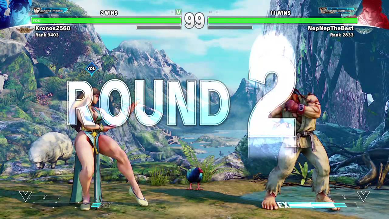 SFV Online: Kronos2560 (Chun-Li) vs Ryu