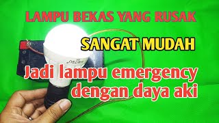 Cara membuat lampu Emergency  On 24 Jam