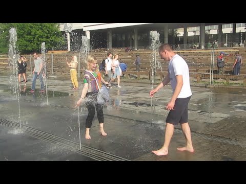 Summer, fountain, girls and wet Happiness-23! / Лето, фонтан, девушки и мокрое Счастье-23!