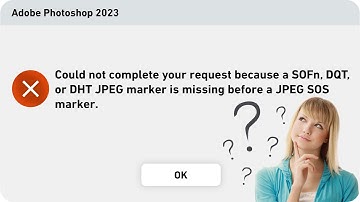 How to resolve Could not complete your request because a SOFn, DQT, or DHT JPEG marker is missing...