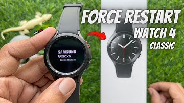 How to Force Restart the Samsung Galaxy Watch 4 Classic!