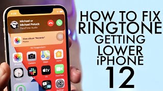 How To Fix iPhone 12 Ringer Volume Getting Low On Incoming Call! screenshot 4