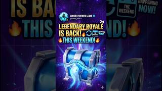 Legendary Chests ARE BACK in Fortnite Reload #fortnite #reload
