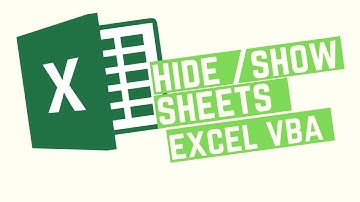 Hide/Show Sheets in Excel VBA Macro | Activate Sheets
