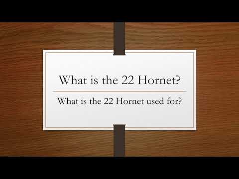 What is a 22 Hornet (5.6x36Rmm)?  What is a 22 Hornet (5.6x36Rmm) used for ?