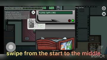 How to swipe card first try in among us!!