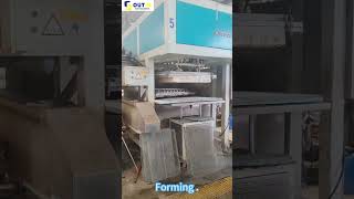 Molded pulp products processing 2:forming
