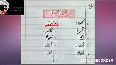 Grade 1 Urdu Dated 04 04 2020
