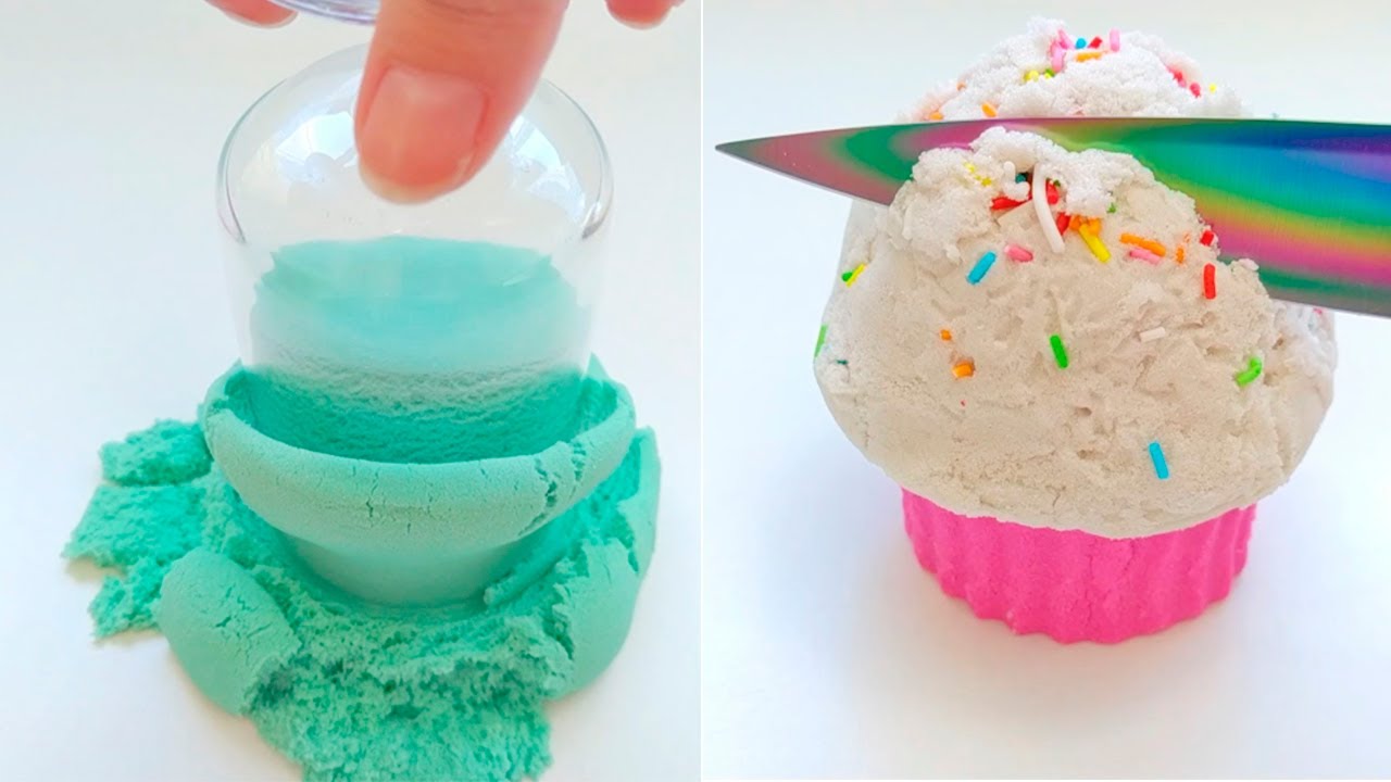 REVERSE Kinetic Sand || Satisfying Video ASMR Compilation #55