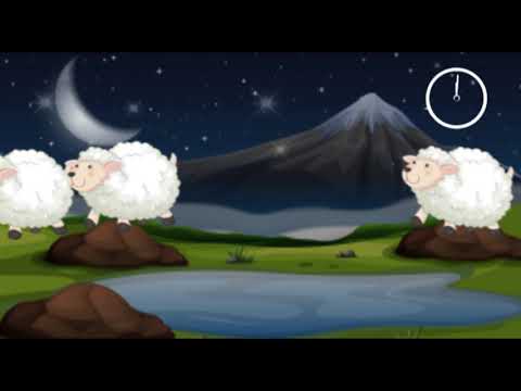 [Sheep counting for sleep] Susah tidur malam, hitung Domba cepat nyenyak! Relaxing insomnia therapy