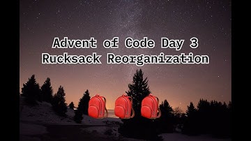 Advent of Code 2022 Day 3