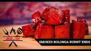 Smoked Bologna Burnt Ends  |  Traeger Grill  |  ACE that 'Que