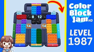 Color Block Jam Level 1095 1987 Solution Walkthrough