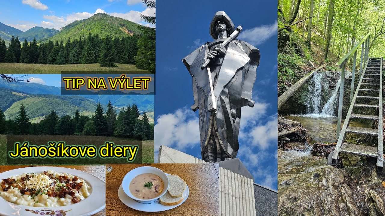 Jánošikove diery 2025 - TIP NA VÝLET - Terchová - Krásna príroda, vodopády, rebríky a dobré jedlo 