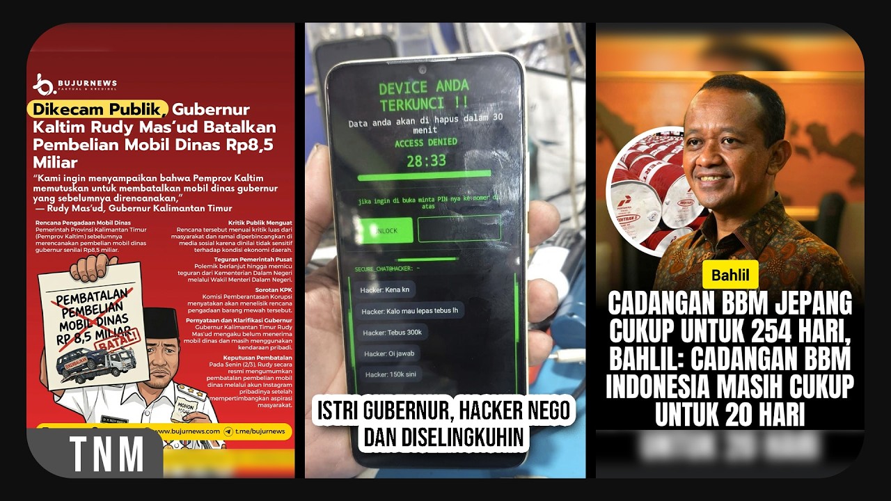 stok BBM, dijajah belanda & selingkuh H min seminggu