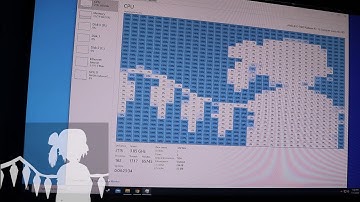 Bad apple on windows 10 task manager.