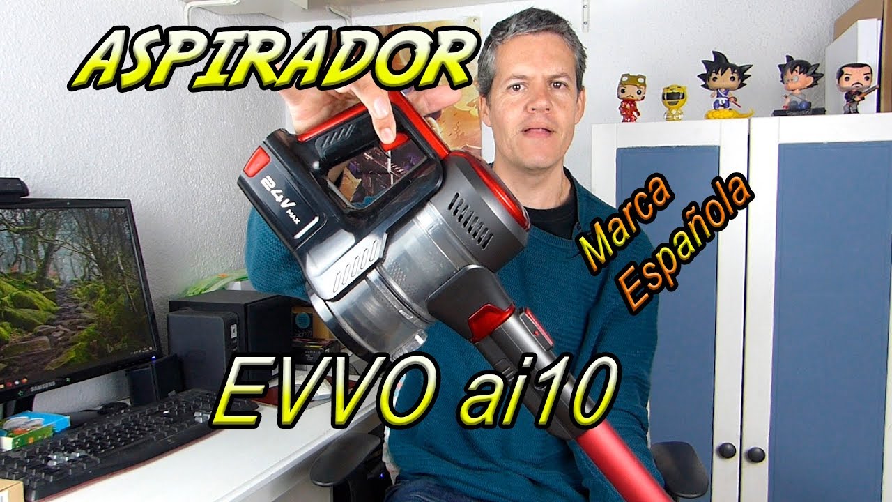 Aspirador sin cables EVVO Ai10 Una marca española a tener muy en cuenta -  YouTube