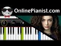 Lorde - Royals - Piano Tutorial & Sheets (Easy version)