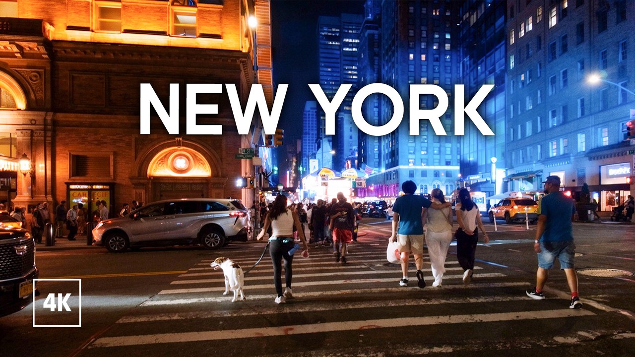 New York, Amerika Serikat | Jelajah Kota Malam 4K | 5 Agu 2026
