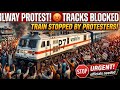 Rail protest🛑 | Hawrah to durgapur eastern railway| wap7 and Blue coach | Indian train simulator 🚆 |