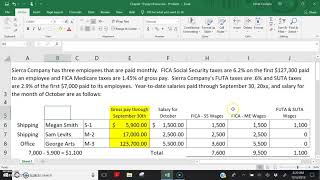 CH 10 - Payroll Exercise - Part 2 (Video 10.3)