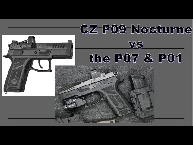 CZ P-09 Full Size Duty 9mm Tabletop Review & Field Strip - YouTube