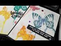 Beautiful Butterflies - Watercolor Stamping Technique
