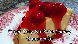 Easy No-Bake Cherry Cheesecake